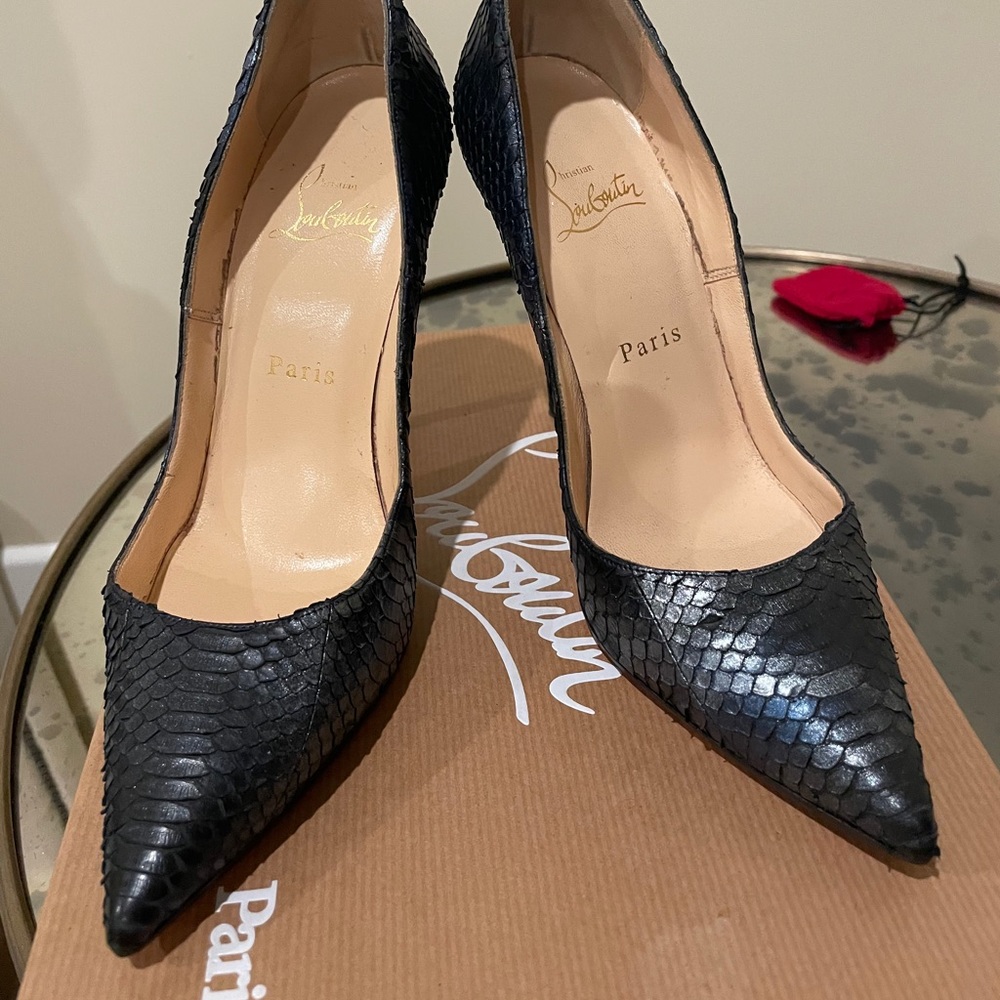 Christian Louboutin So Kate 120 Watersnake Pump - Picture 5 of 9